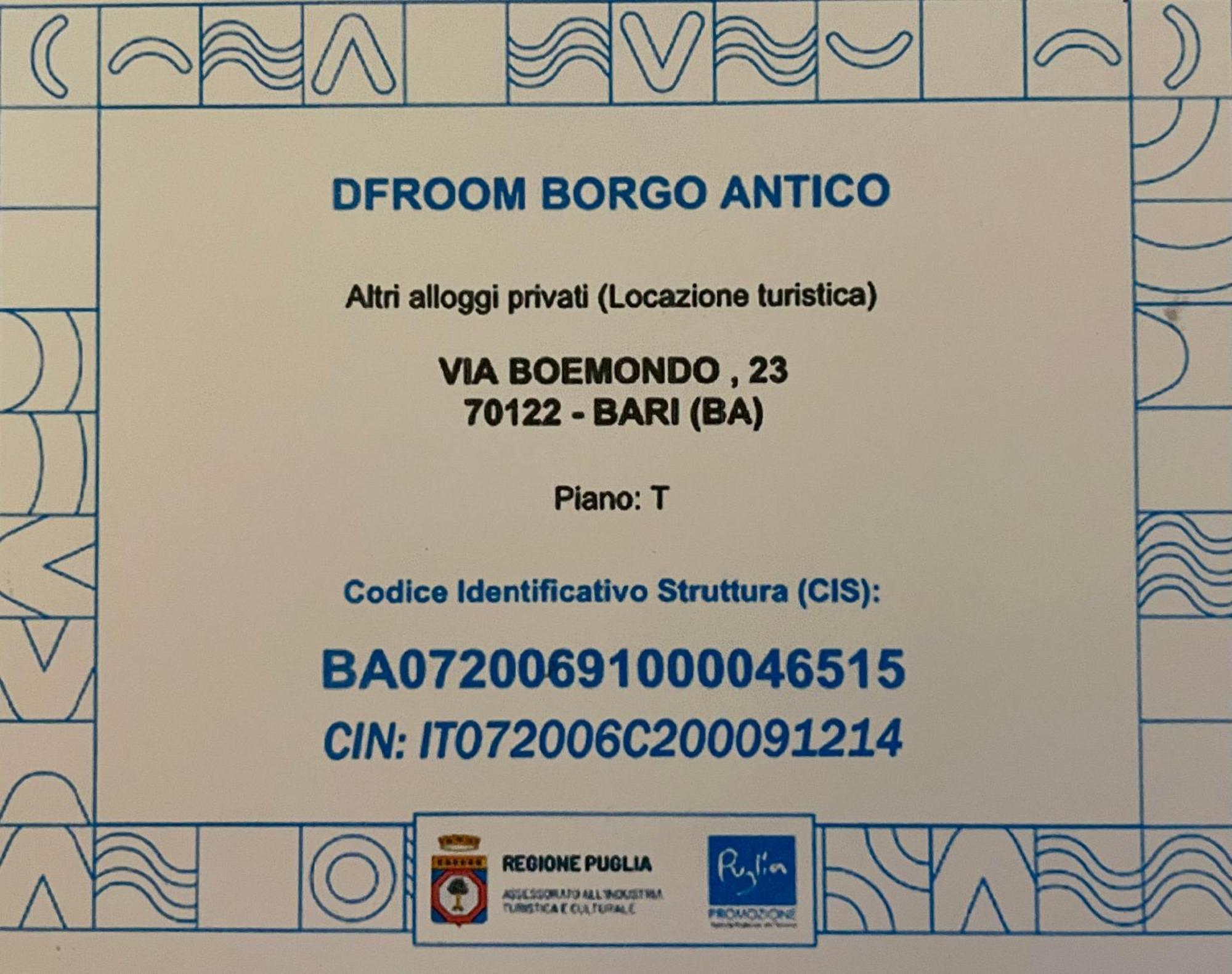 Df Room Borgo Antico Bari Luaran gambar